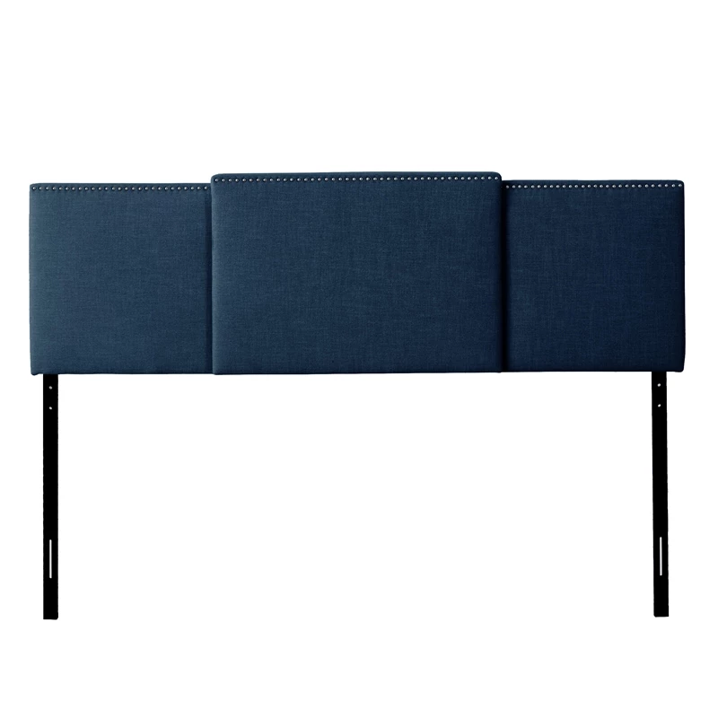 New โ๏ธ CorLiving Fairfield 3-in-1 Navy Blue Fabric Expandable Panel Headboard ๐ - Image 9