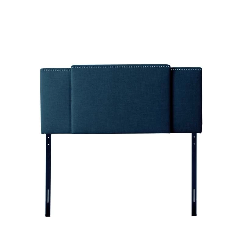 New โ๏ธ CorLiving Fairfield 3-in-1 Navy Blue Fabric Expandable Panel Headboard ๐ - Image 2