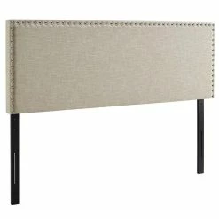Cheapest 🔥 Modway Phoebe Upholstered Queen Panel Headboard In Beige 😍
