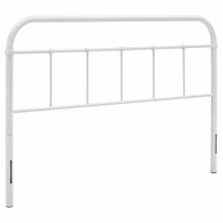 New 💯 Modway Serena Full Metal Spindle Headboard In White 🎁