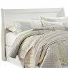 Coupon 🧨 Ashley Furniture Anarasia Queen Sleigh Headboard In White 🛒