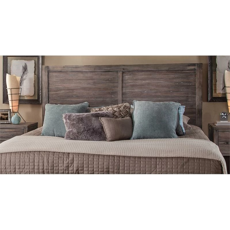 Coupon ๐ American Woodcrafters Aurora Weathered Gray King Panel Headboard ๐งจ - Image 2
