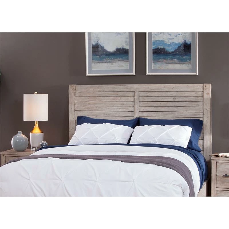 Discount 🔔 American Woodcrafters Aurora Whitewashed Queen Panel Headboard 👍 - Image 2