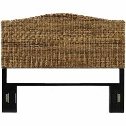 Brand new 🥰 Crosley Furniture Crosley Serena Coastal Wood Brown Queen Banana Leaf Panel Headboard 🌟