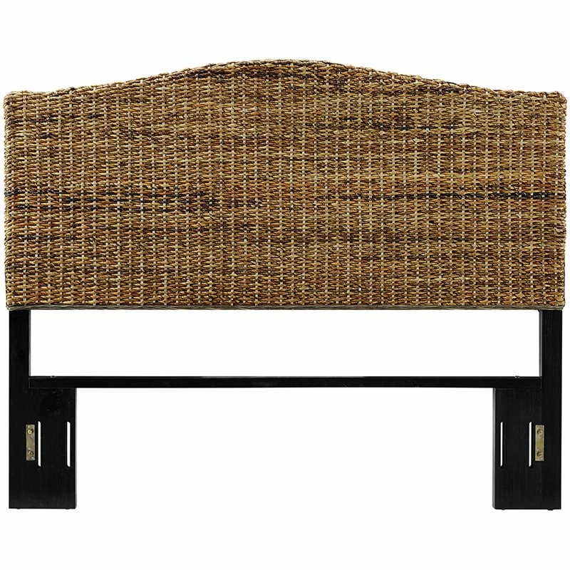 Brand new 🥰 Crosley Furniture Crosley Serena Coastal Wood Brown Queen Banana Leaf Panel Headboard 🌟