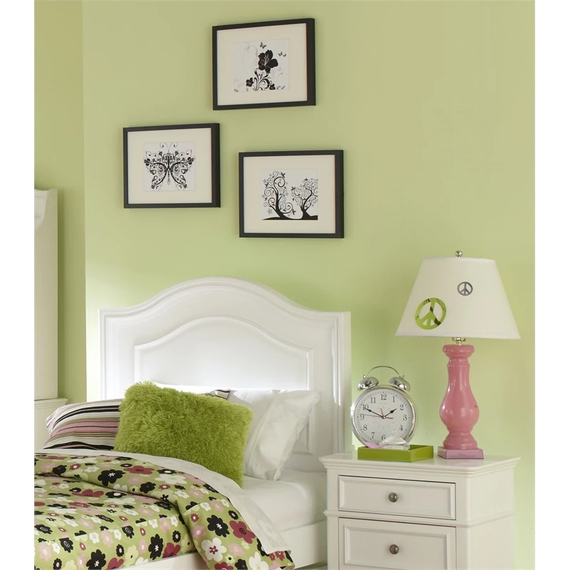 New ✨ Legacy Classic Furniture Legacy Classic Madison Twin Panel Arched Headboard In White Finish Wood 😍 - Image 4