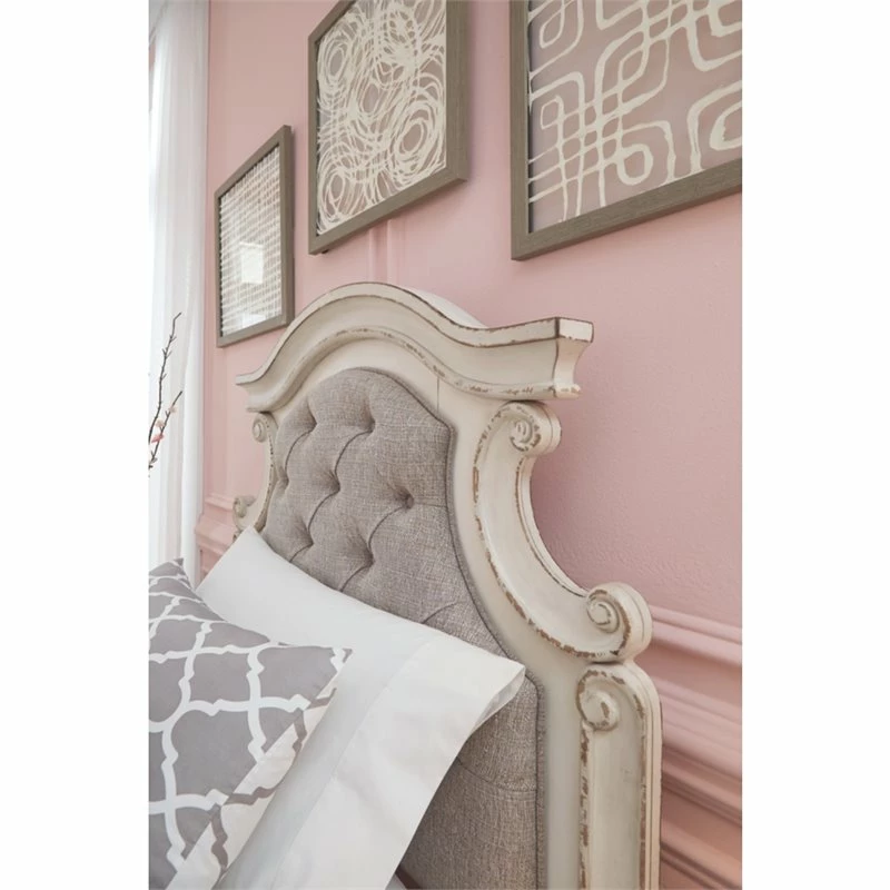 Best reviews of π€© Ashley Furniture Signature Design By Ashley Realyn Twin Upholstered Panel Headboard In White π - Image 5