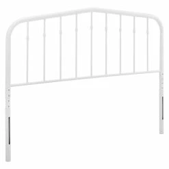Discount 🧨 Modway Lennon Contemporary Modern King Metal Spindle Headboard In White 🌟