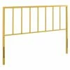 Best deal 🛒 Modway Tatum Contemporary Modern Twin Metal Spindle Headboard In Gold 😀