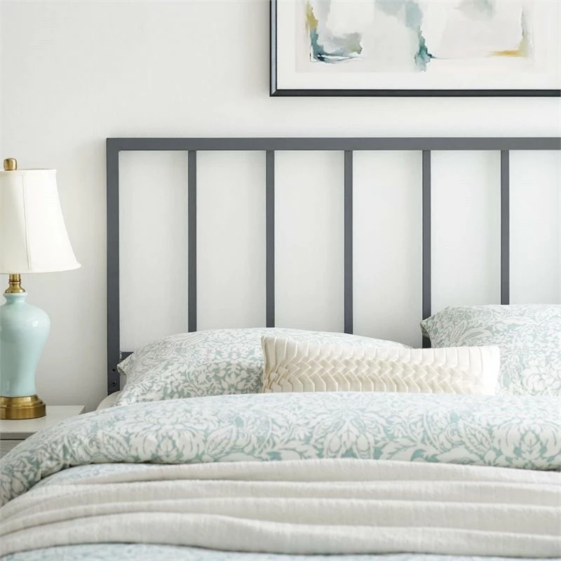 Discount ๐คฉ Modway Tatum Contemporary Modern Full Metal Spindle Headboard In Gray ๐ - Image 5