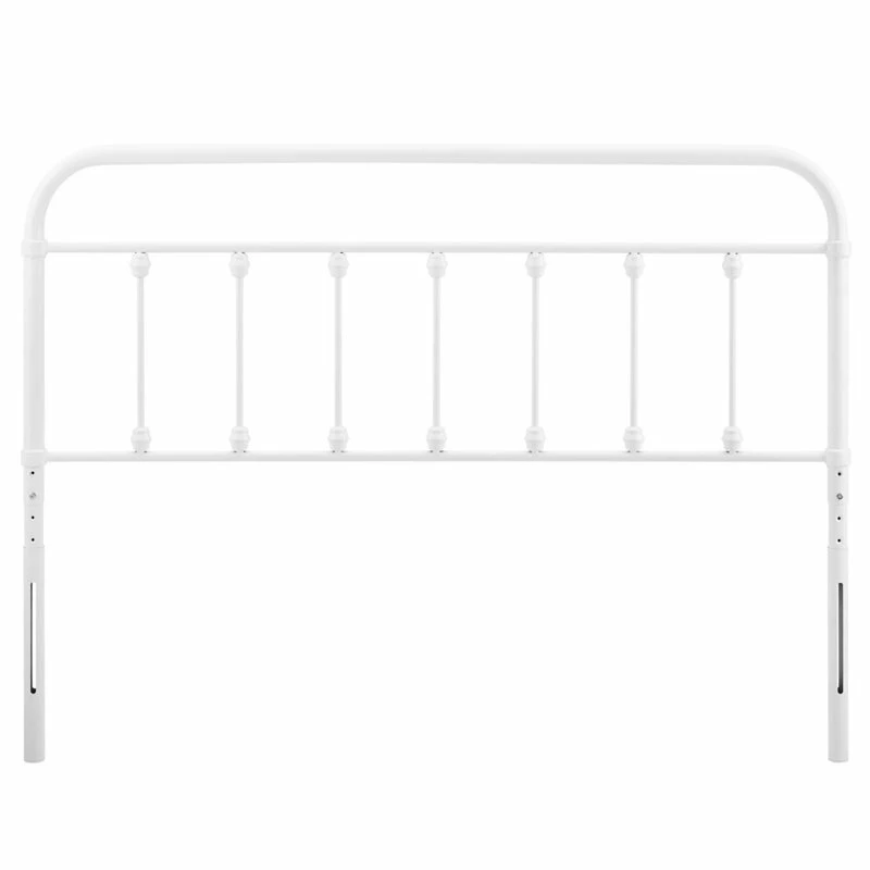 Best deal 🌟 Modway Sage Modern Farmhouse King Metal Spindle Headboard In White 💯 - Image 3