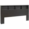 Buy ✨ Prepac District Wooden Full Queen Bookcase Headboard In Black 👏