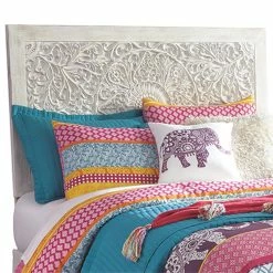 Hot Sale 🎁 Bowery Hill Full Panel Headboard In Whitewash ❤️