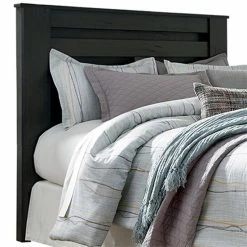 Buy 🎁 Bowery Hill Transitional Wood Full Queen Panel Headboard In Charcoal 🤩