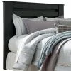 Hot Sale ❤️ Bowery Hill Contemporary King Panel Wood Headboard In Gray 💯