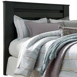 Hot Sale ❤️ Bowery Hill Contemporary King Panel Wood Headboard In Gray 💯