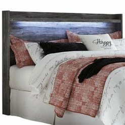 Brand new 😉 Bowery Hill King LED Panel Headboard In Smokey Gray 🥰