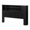 Brand new 💯 South Shore Breakwater Full/Queen Bookcase Headboard In Black 👍