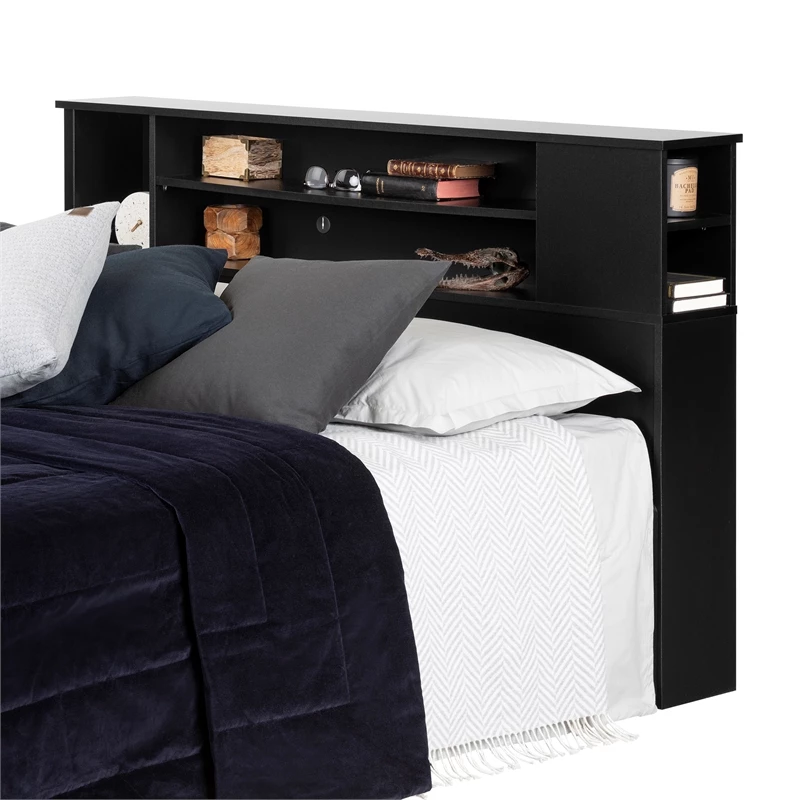 Brand new 💯 South Shore Breakwater Full/Queen Bookcase Headboard In Black 👍 - Image 6