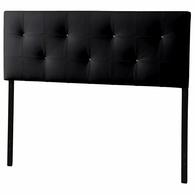 Outlet โ Allora Faux Leather Tufted Queen Panel Headboard โญ
