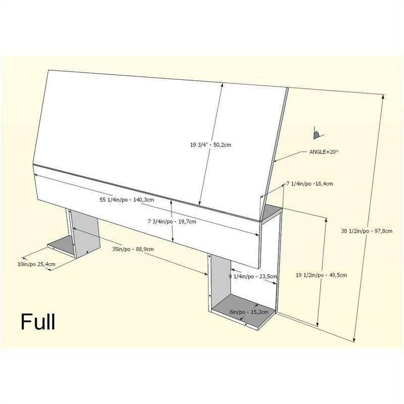 Discount ๐ Nexera Avenue Full Size Angled Panel Headboard With Storage In Black โค๏ธ - Image 7