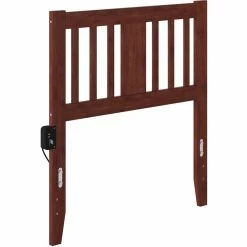 Best reviews of ✨ AFI Tahoe Twin Spindle Headboard With USB Turbo Charger In Walnut 🔥