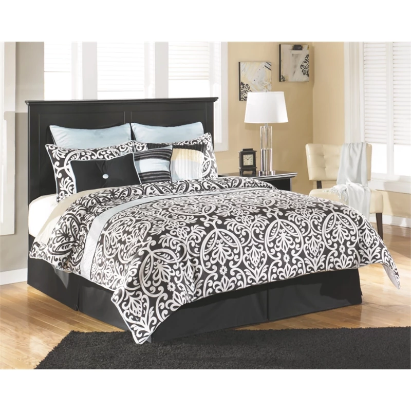 Budget โญ Ashley Furniture Ashley Maribel Panel Full/Queen Headboard In Black ๐ - Image 5