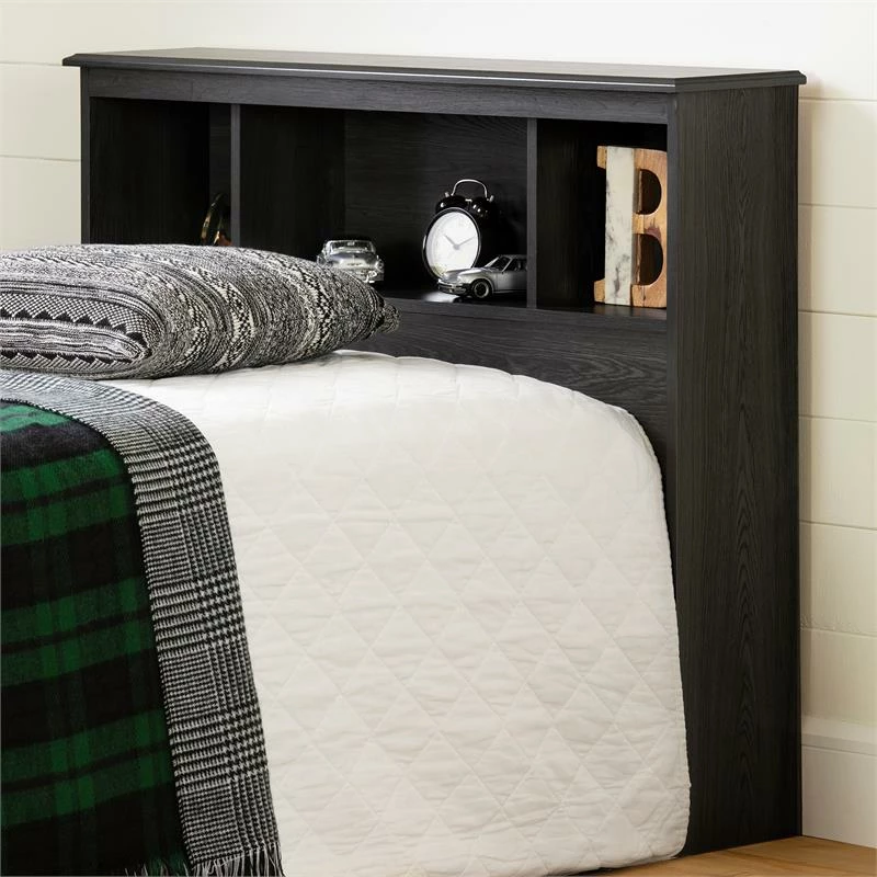 Cheapest ๐ South Shore Zach Bookcase Headboard In Gray Oak โค๏ธ - Image 2