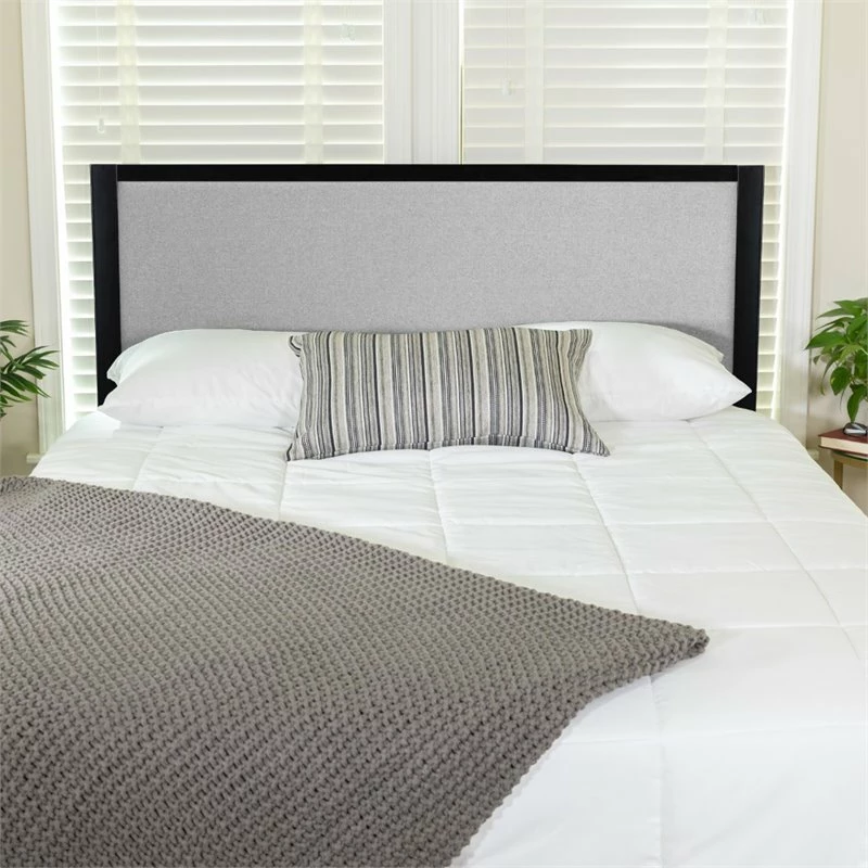 Best reviews of 🥰 Flash Furniture Fabric Upholstered Full Metal Panel Headboard In Light Gray 👏 - Image 5