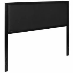 Best deal 🔥 Flash Furniture Fabric Upholstered Queen Metal Panel Headboard In Black 🌟