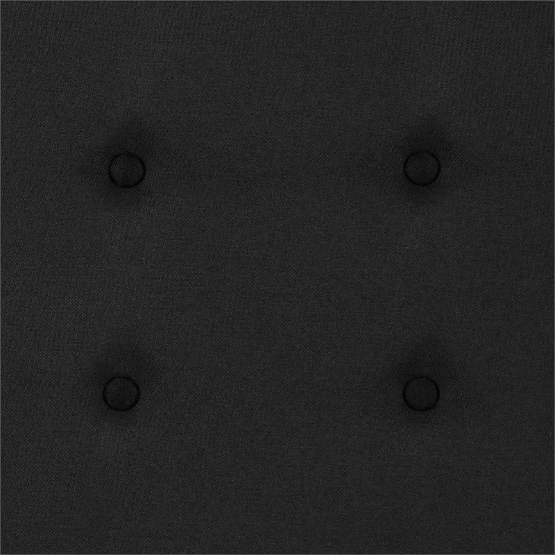 Best Pirce 😍 Flash Furniture Fabric Tufted Full Metal Panel Headboard In Black 😍 - Image 9