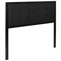 Best Pirce 😍 Flash Furniture Fabric Tufted Full Metal Panel Headboard In Black 😍