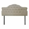 Best reviews of ❤️ Bella Esprit Modern Fabric Arched Upholstered Panel King Headboard In Beige 🧨