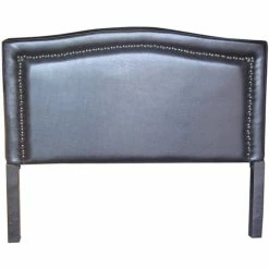 Best Pirce 😀 4D Concepts Virginia Faux Leather Upholstered Queen Panel Headboard In Brown ✔️