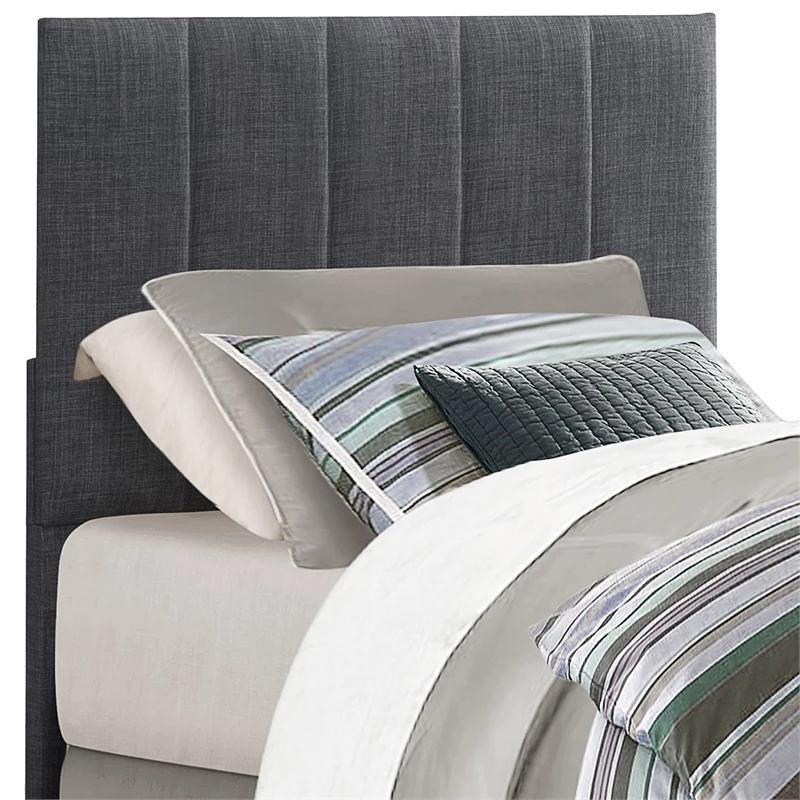 Outlet 😍 Pemberly Row Twin Upholstered Panel Headboard In Gray 👍 - Image 3