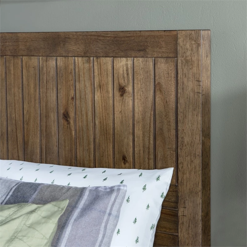 Brand new ๐ฏ Legacy Classic Furniture โ๏ธ Summer Camp Wood Brown Full Panel Headboard ๐ฏ - Image 3