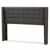 Outlet ⌛ Bowery Hill King Panel Headboard In Dark Gray 💯