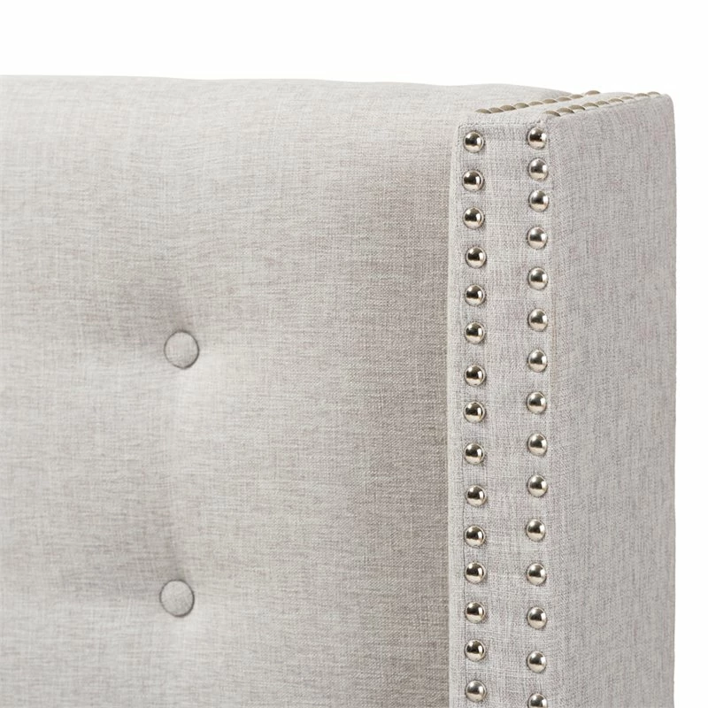 Buy ๐ Bowery Hill King Panel Headboard In Grayish Beige ๐ - Image 5