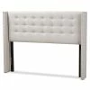 Buy 😀 Bowery Hill King Panel Headboard In Grayish Beige 🎁
