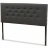 Best reviews of ✔️ Bowery Hill Modern Tufted Queen Panel Headboard In Dark Gray ⭐