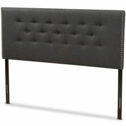Best reviews of ✔️ Bowery Hill Modern Tufted Queen Panel Headboard In Dark Gray ⭐