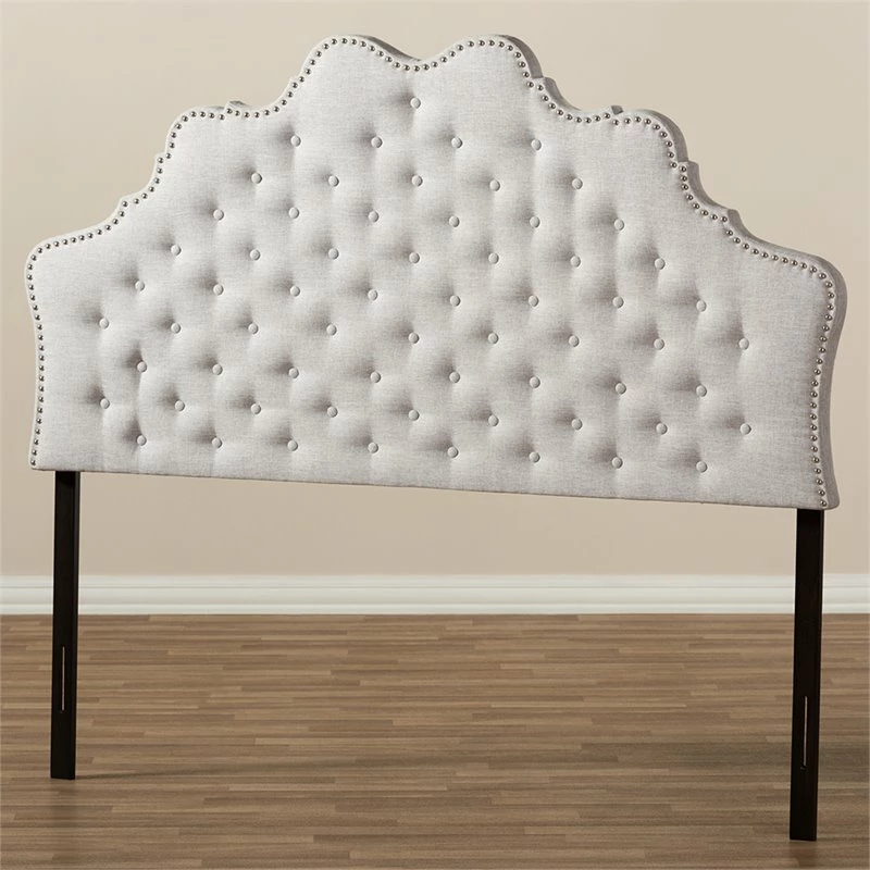 Top 10 ✔️ Bowery Hill Modern Tufted King Panel Headboard In Grayish Beige 🎉 - Image 5