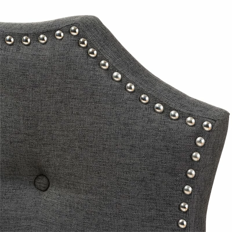 Best Sale 🎁 Bowery Hill Modern Tufted King Panel Headboard In Dark Gray ❤️ - Image 4