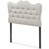 Wholesale 🥰 Bowery Hill Modern Tufted Twin Panel Headboard In Grayish Beige 🌟