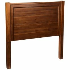 Promo ✨ My Home Furnishings Logan Engineered Hard Wood Full Panel Headboard - Driftwood ❤️