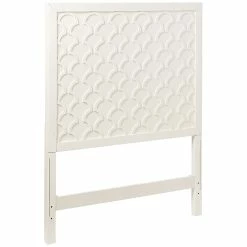 Promo 👍 My Home Furnishings Amanda Twin Panel Headboard In Creamy White ⭐