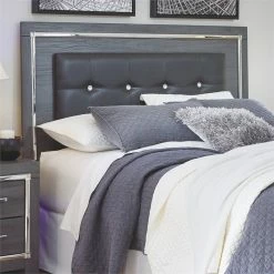 Best reviews of 💯 Bowery Hill Tufted Full Queen LED Panel Headboard In Gray 🧨