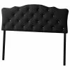Best reviews of 💯 Bowery Hill Faux Leather Tufted Queen Panel Headboard In Black 🌟