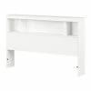Outlet ❤️ Fusion Bookcase Headboard Pure White South Shore 🎁