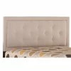 Deals ❤️ Bowery Hill Traditional Upholstered King Panel Headboard In Cream ❤️